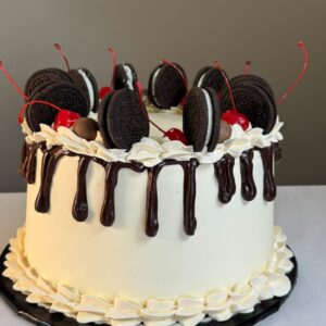 Luxury Oreo & Cherry Drip Cake